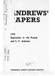 Andrews' Papers : 1919 Oppression in the Punjab and C. F. Andrews