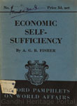 Economic Self-Sufficiency