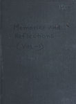 Memories And Reflections 1852-1927 : Vol. 1