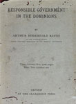 Responsible Government in The Dominions Volume III