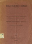 Indian Merchants' Chamber, Bombay. : Written Statement of The Committee of The Indian Merchants' Chamber Submitted to The Tariff Board Regarding Protection To The Indian Textile Industry.