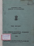 Report of The Ambar-Charkha Enquiry Committee 1956