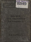 Physics and Mechanics for Standard VI : Teacher's Handbook