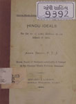 Hindu Ideals For the use of Hindu Students in the Schools of India