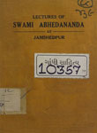 Lectures of Swami Abhedananda at Jamshedpur