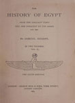 History of Egypt : From the Earliest Times Till the Conquest by the Arabs, Vol-II