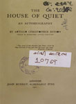 House of Quiet : An Autobiograohy