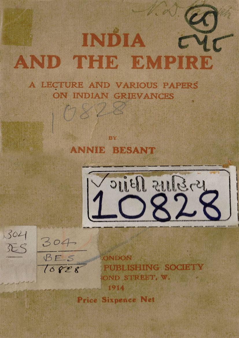 India and the Empire : A Lecture and various Papers on Indian Grievances
