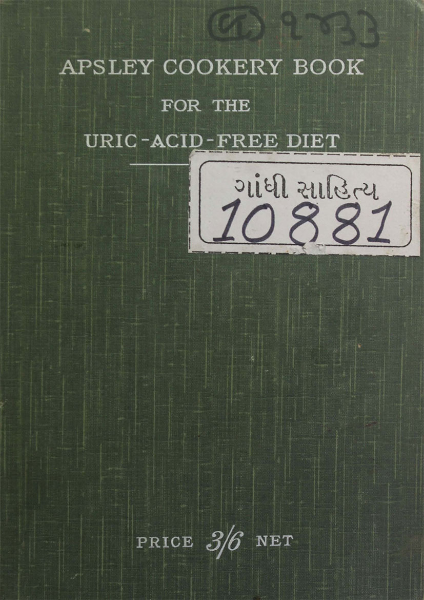 Apsley Cookery Book : Containing 448 Recipes for the Uric-Acid-Free Diet