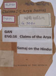 Claims of the Arya Samaj on the Hindus or An appeal to the Hindus to help the Arya Samaj