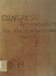 Congress Responsibility for the disturbances : 1942-43