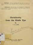 Christianity from the Hindu Eye