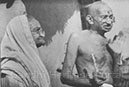 Gandhi and Kasturbai, Sevagram, January 1942