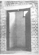 Gandhi's cell in the Sabarmati Prison, 1922