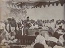 Gandhiji's last visit to Santiniketan, 1945