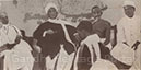 Gandhi at a meeting in Madras with Mrs. Besant and Srinivasa Sastri, September 1921