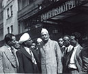 Govind Ballabh Pant with the pressmen