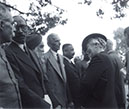 Lady Wavell meeting the leaders during Simla Conference
