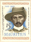 15 cents Stamp issued on Centenary of the Birth of Gandhi by Mauritius