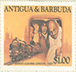 $1 Stamp issued by Antigua & Barbuda