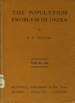The Popoulation Problem In India