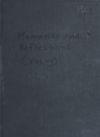 Memories And Reflections 1852-1927 Vol. I